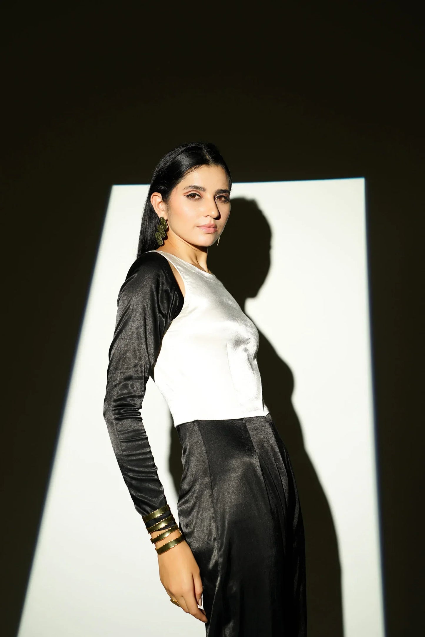 Maxi Satin Jumpsuit for Women