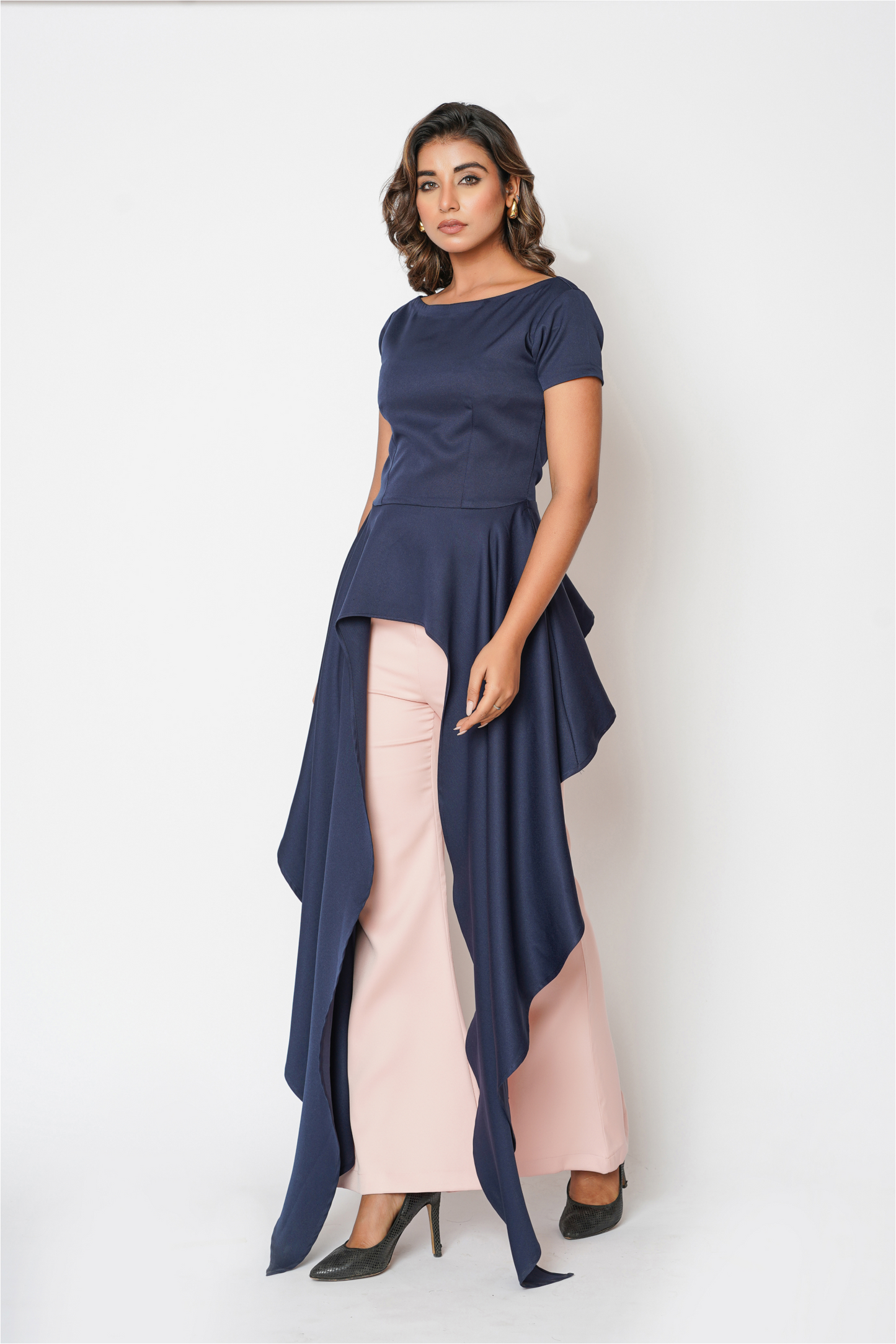 Navy & Blush