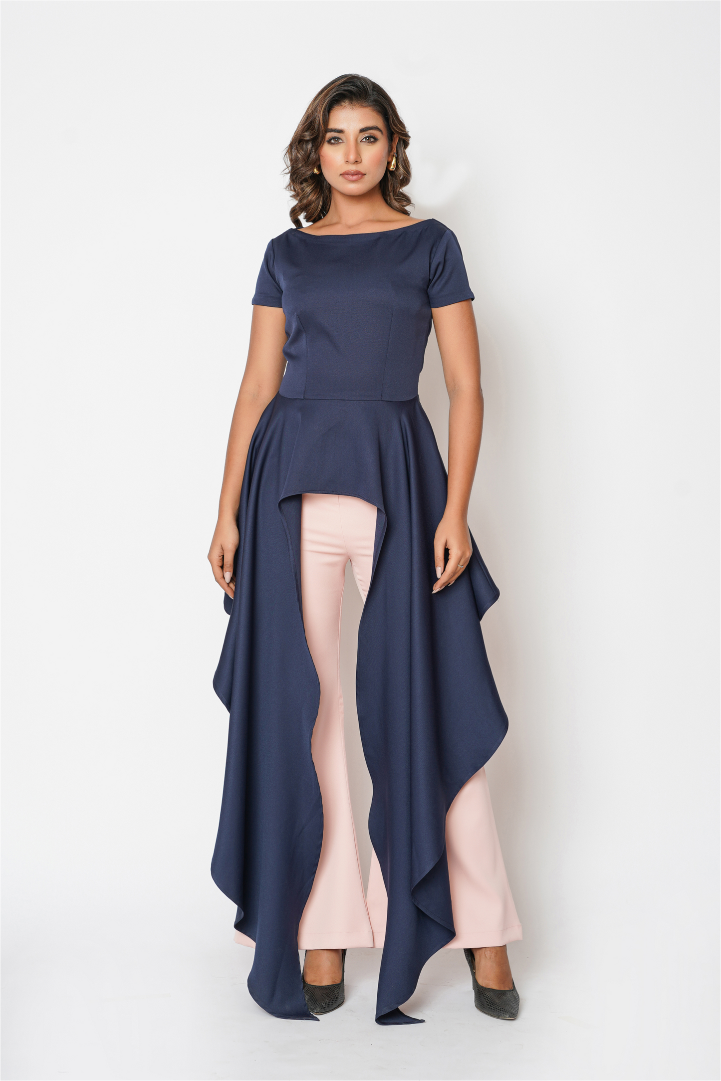 Navy & Blush