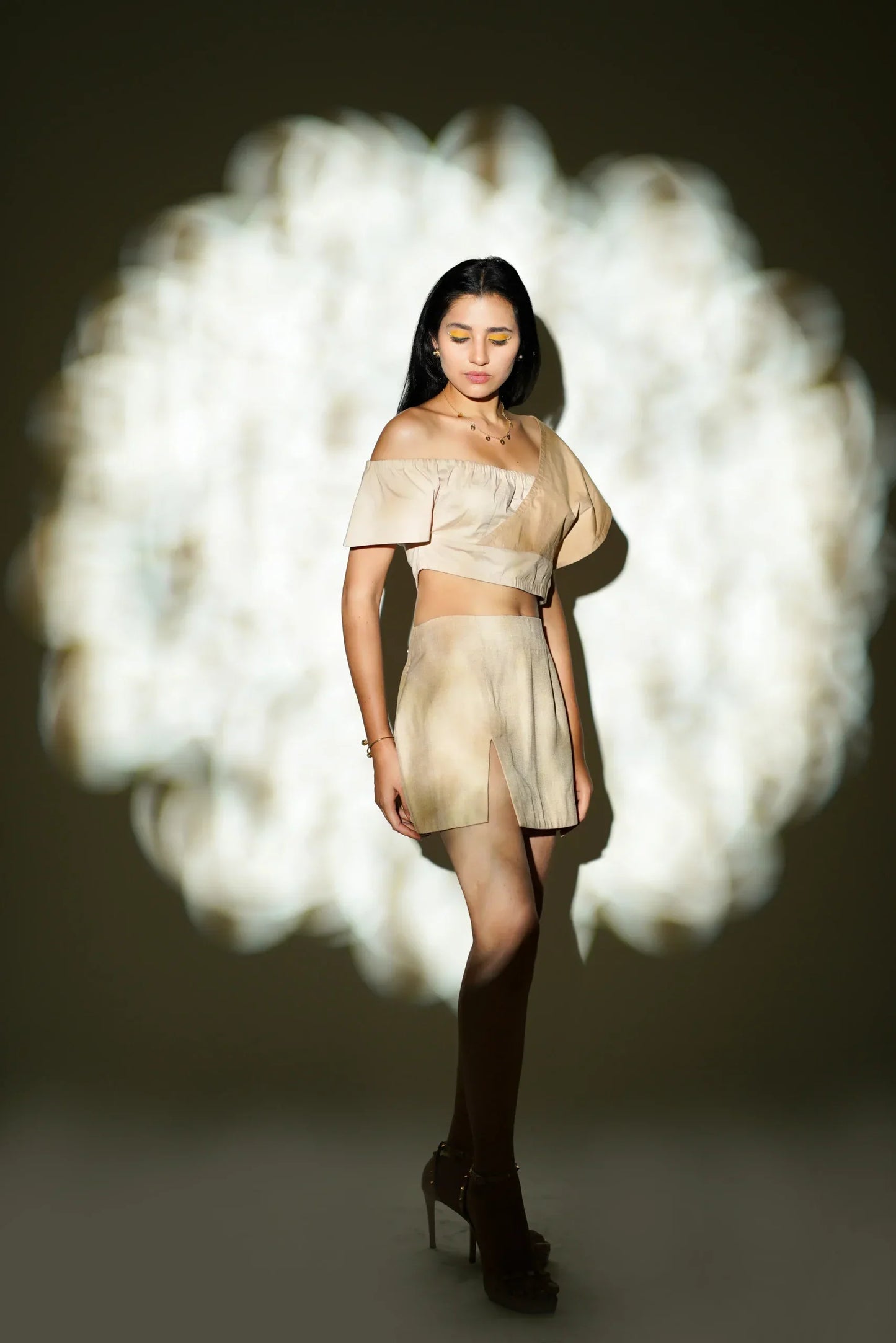 Beige Gold Coord Sets