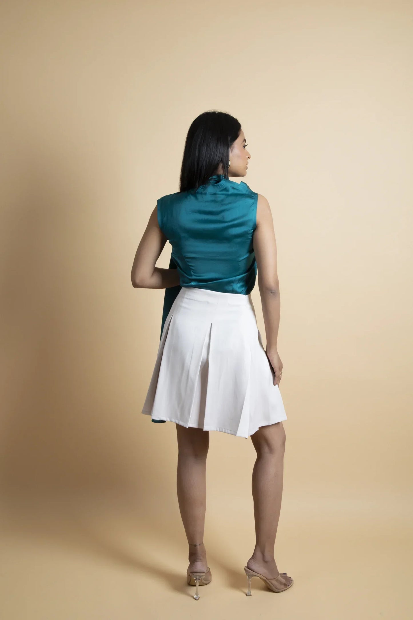 Pleated Skirt Set