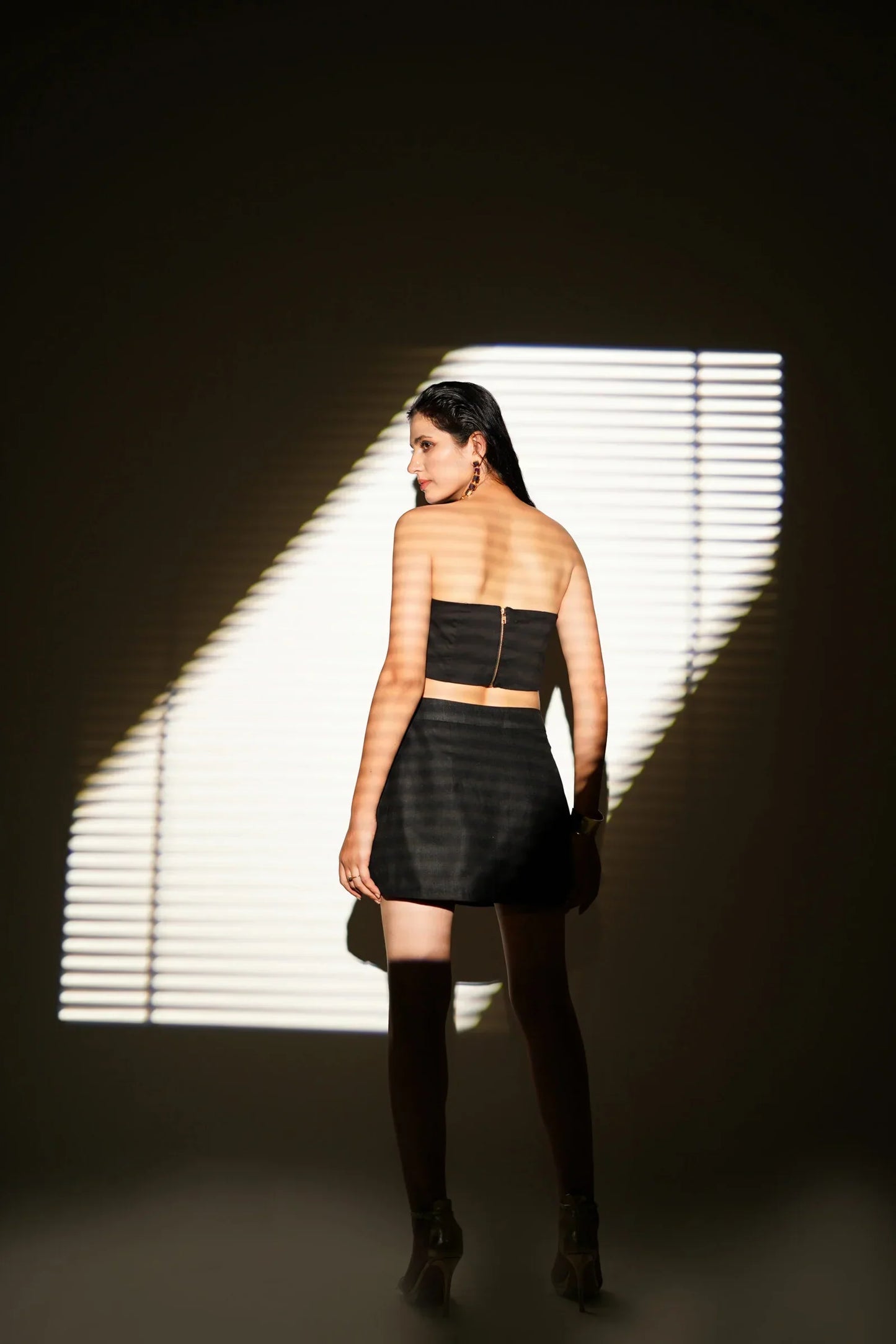 Tube Top With A-line Skirt Set