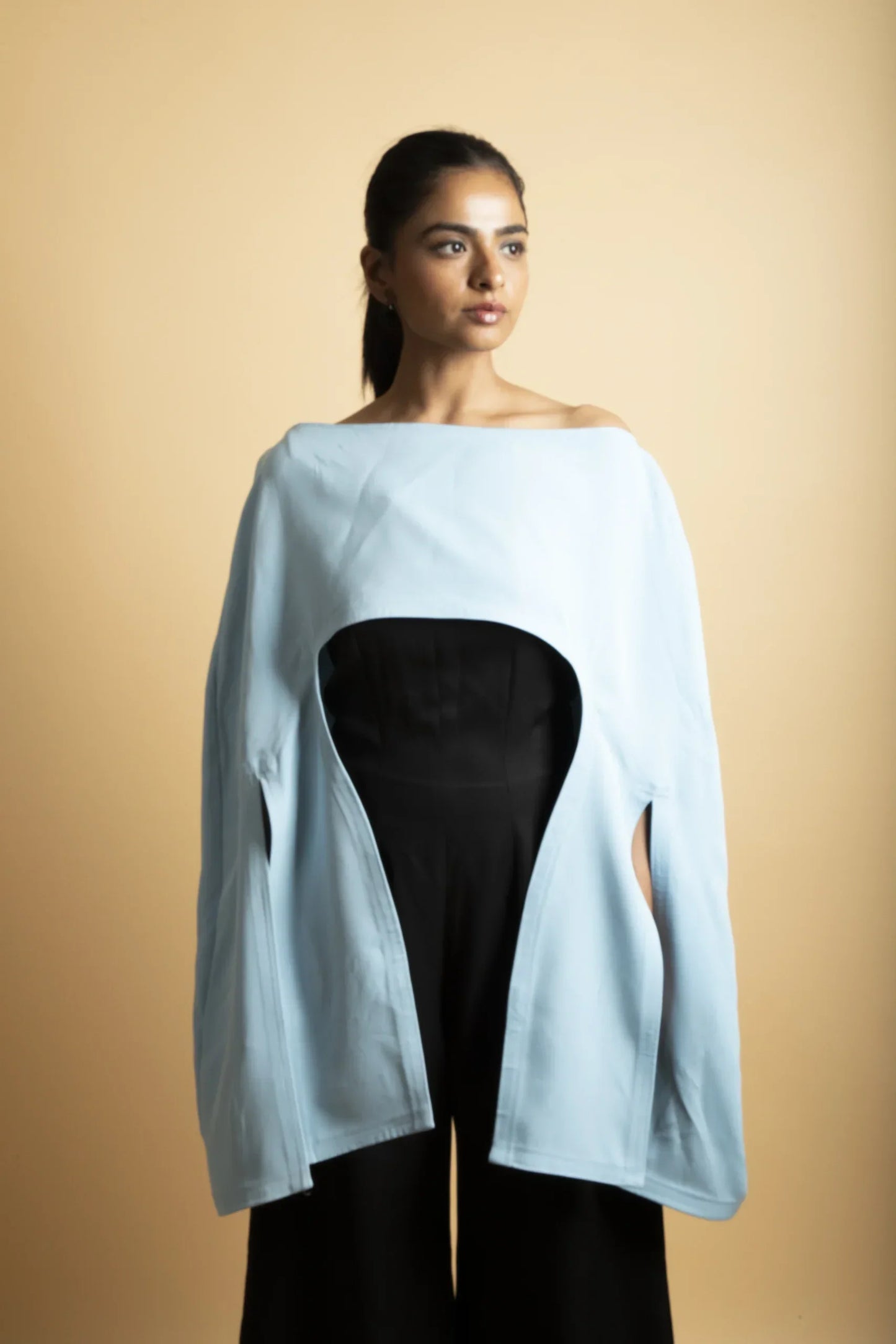  Women's Jumpsuit with Cape